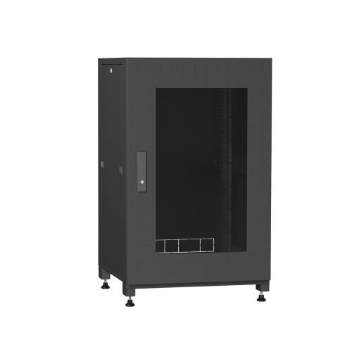Floor standing data cabinet S-18U-06-08-DS-PG-1 grey
