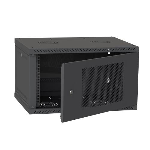 IIPCOM СН-6U 600x600   perforated RAL9005 server cabinet