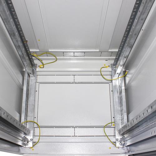 Floor standing server cabinet S-42U-08-10-DP-DP-1 grey